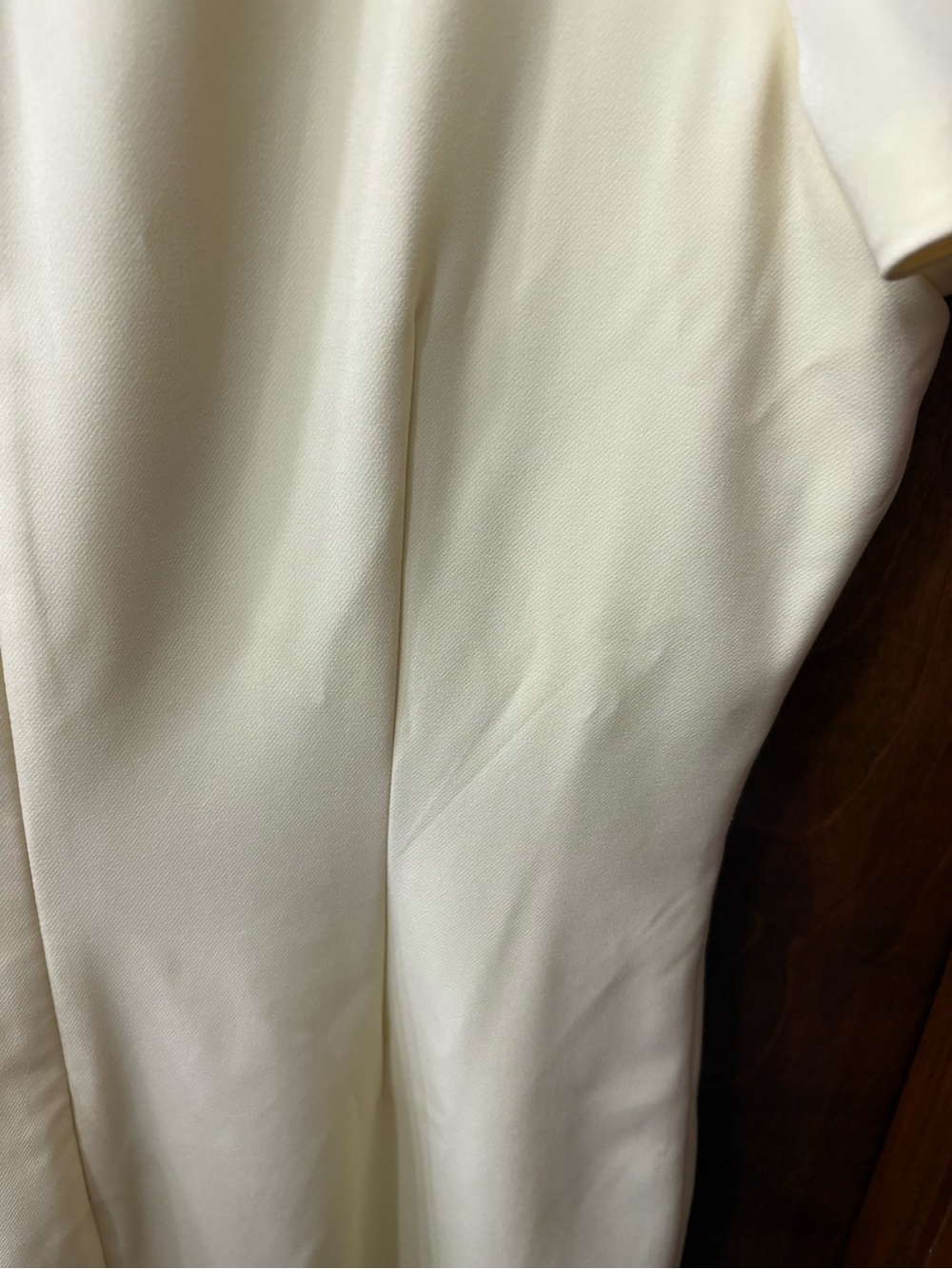 ANTONIO MELANI Butter Yellow Puff-Sleeve Sheath Tailored Dress 14 - Picture 6 of 8